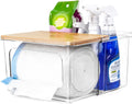 Trash Bag Dispenser Holder - 2 in 1 Clear Acrylic Organizer