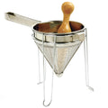 Norpro Stainless Steel Chinois with Stand and Pestle - Fine Mesh