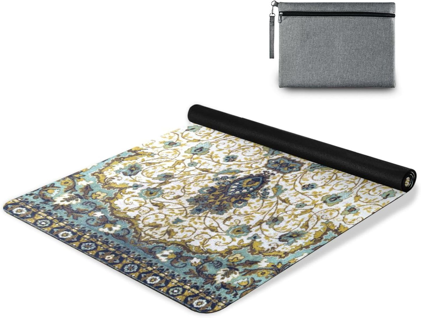 Non-Slip Persian Yoga Mat with Storage Bag - YETTASBIN