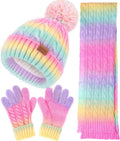 Kids Winter Hat Scarf Gloves Set for Boys and Girls - Cozy Warmth