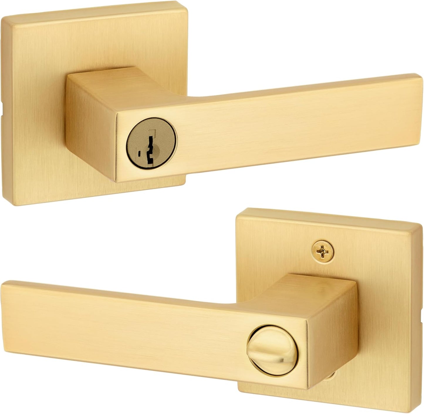 Kwikset Singapore Entry Door Handle with Lock for Security