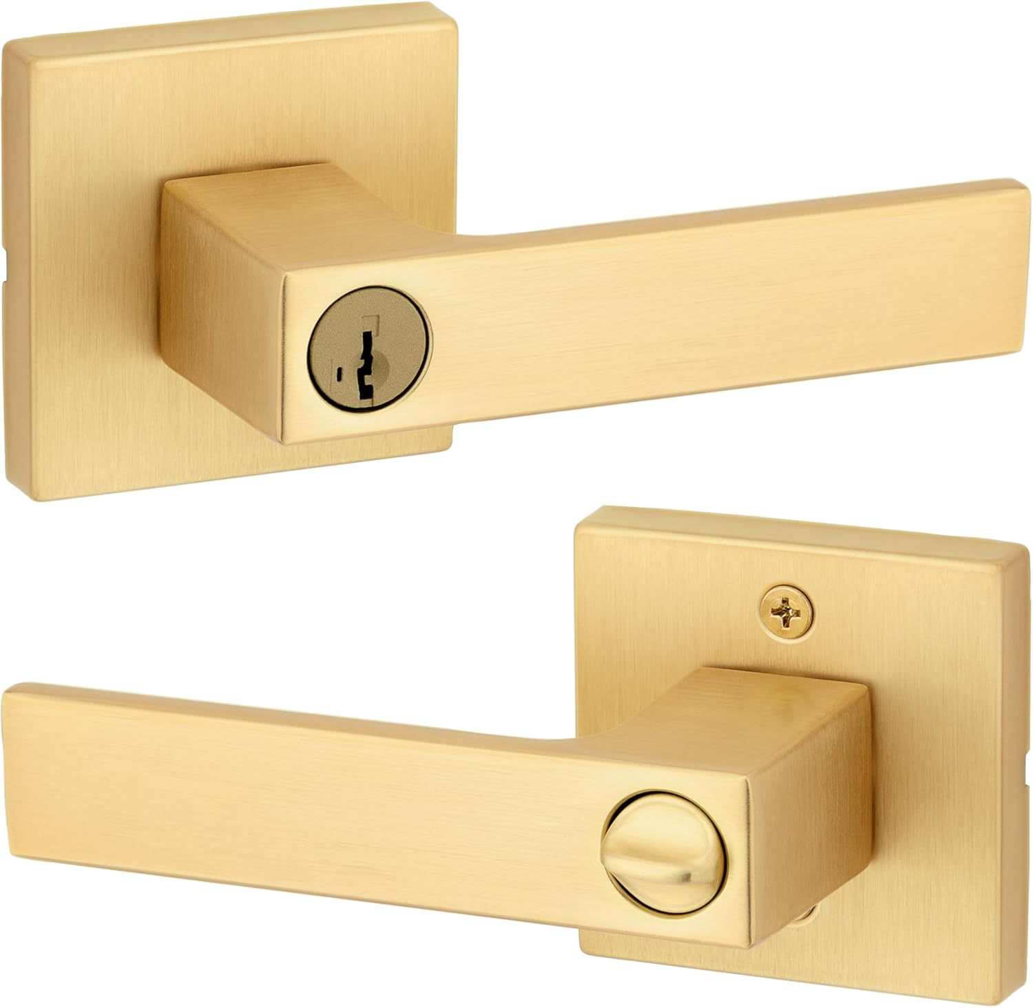 Kwikset Singapore Entry Door Handle with Lock for Security