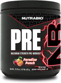 NutraBio Preworkout Powder Paradise Punch - Explosive Energy & Pumps