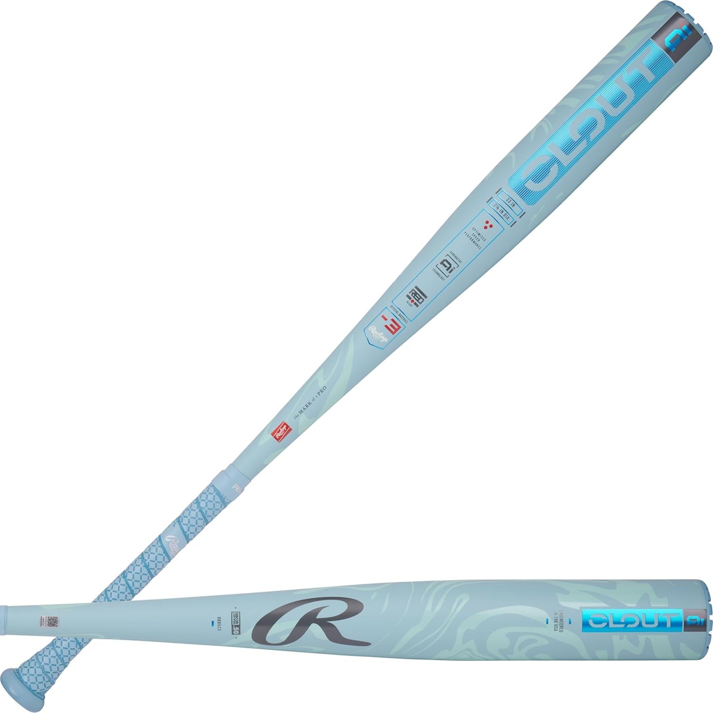 Rawlings 2025 Clout AI Baseball Bat - BBCOR -3 Drop 2 5/8 in