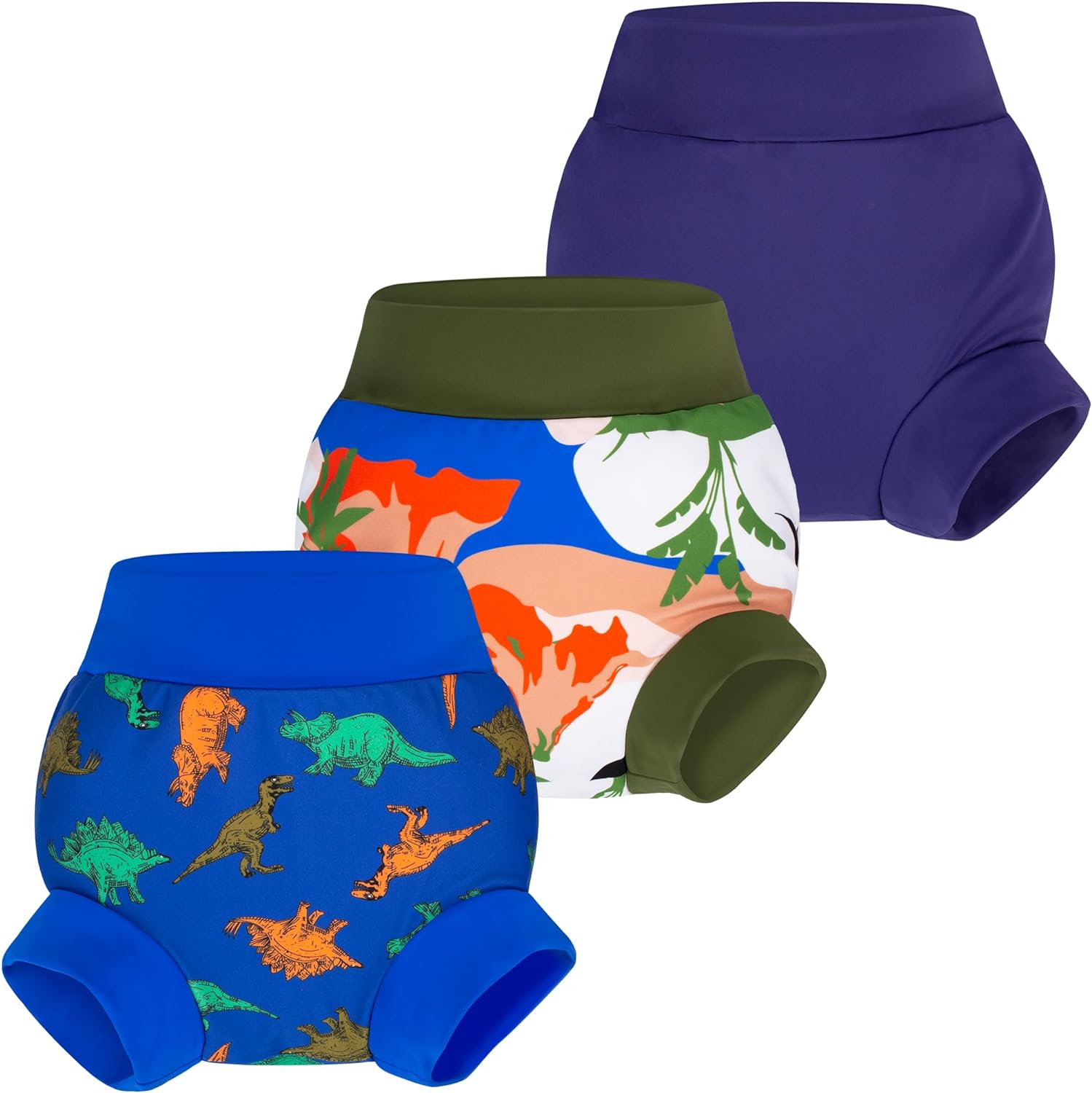 Reusable Swim Diapers Set - Big Elephant | Waterproof & Adjustable