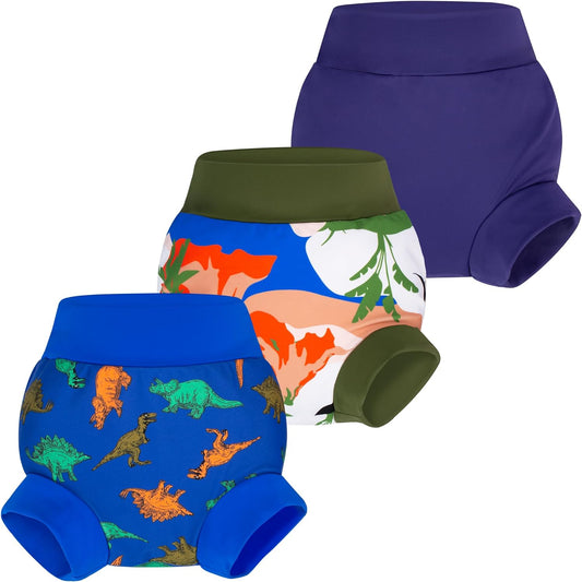 Reusable Swim Diapers Set - Big Elephant | Waterproof & Adjustable