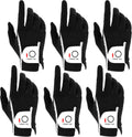 Golf Gloves for Men RainGrip 6 Pack - Wet Weather Performance