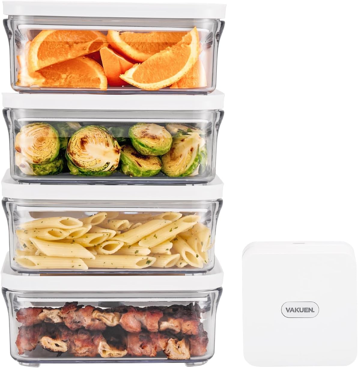 Premium Airtight Food Storage Container Set with Vacuum Sealer