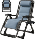 Zero Gravity Chair Reclining Lounge Chair with Removable Tray