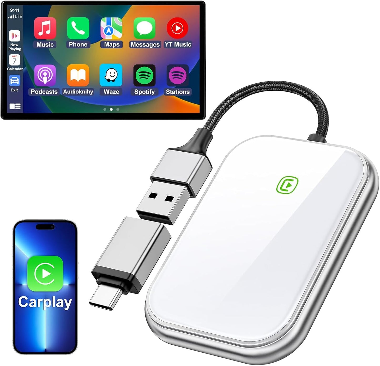 Wireless CarPlay Adapter for Fast Connection and Convenience