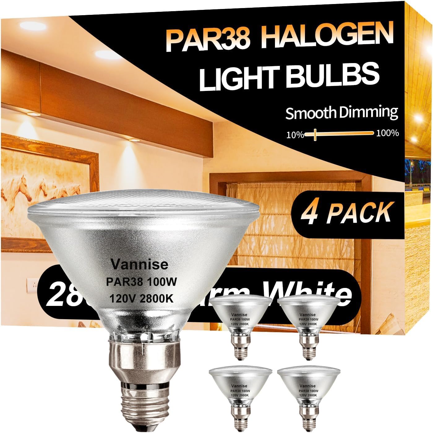 High Output 1800LM PAR38 Flood Light Bulbs for Bright Spaces