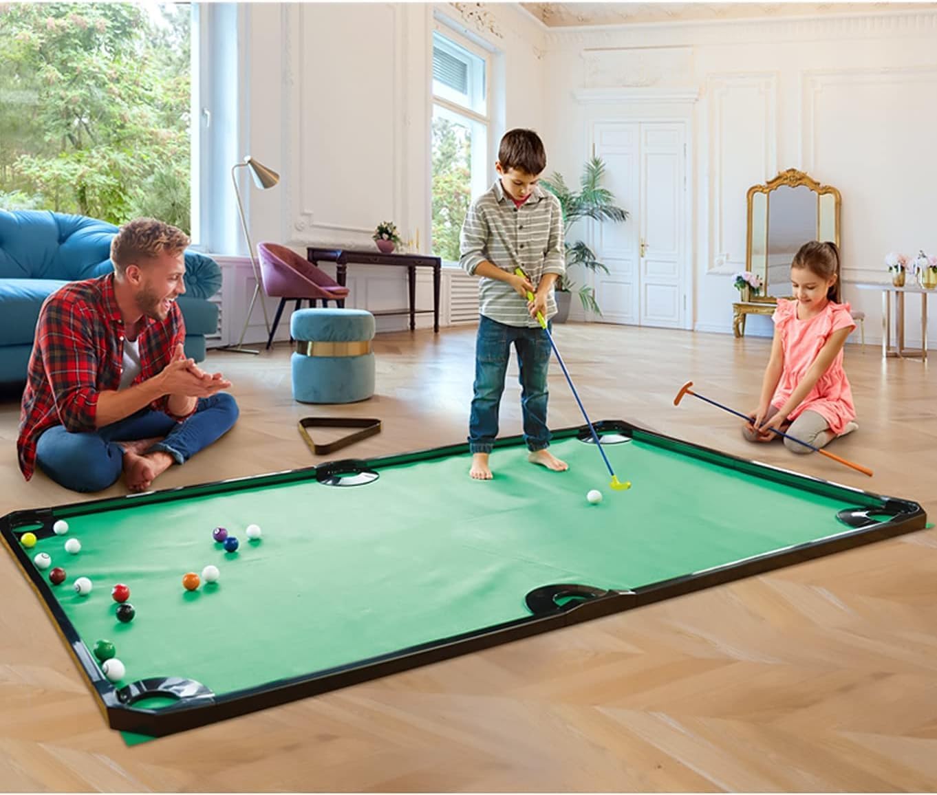 Indoor Golf Pool Table - Fun for All!
