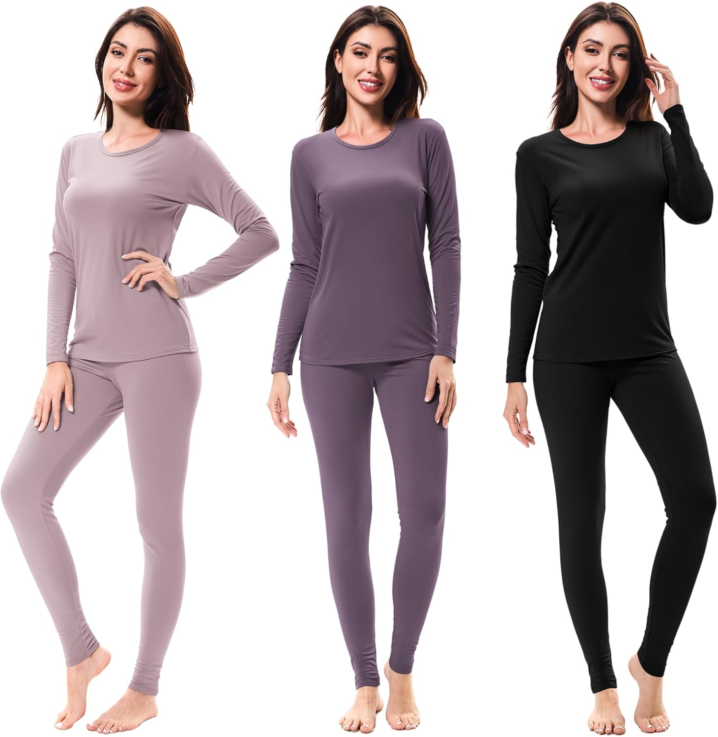 URATOT Women's Thermal Underwear Set for Cold Winter Comfort
