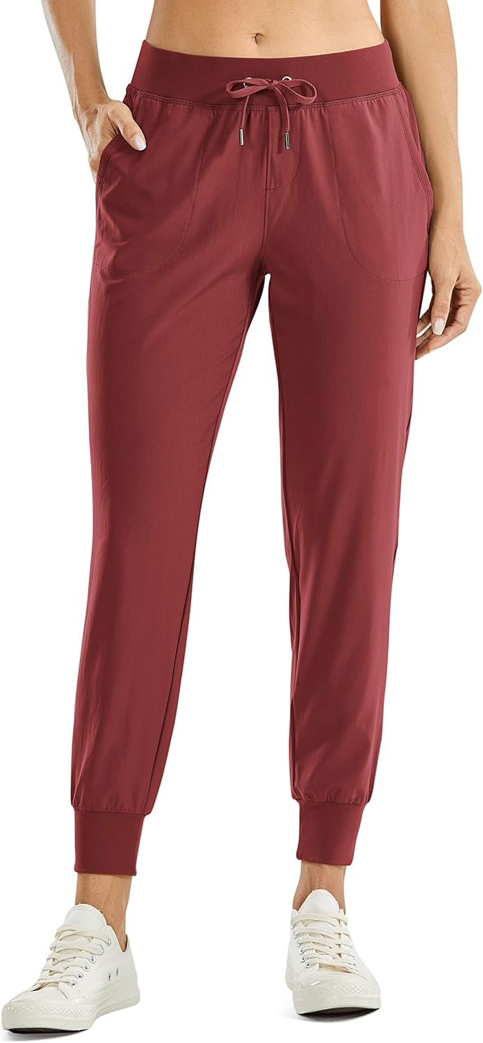 CRZ YOGA Women's Lightweight Workout Joggers for Active Life