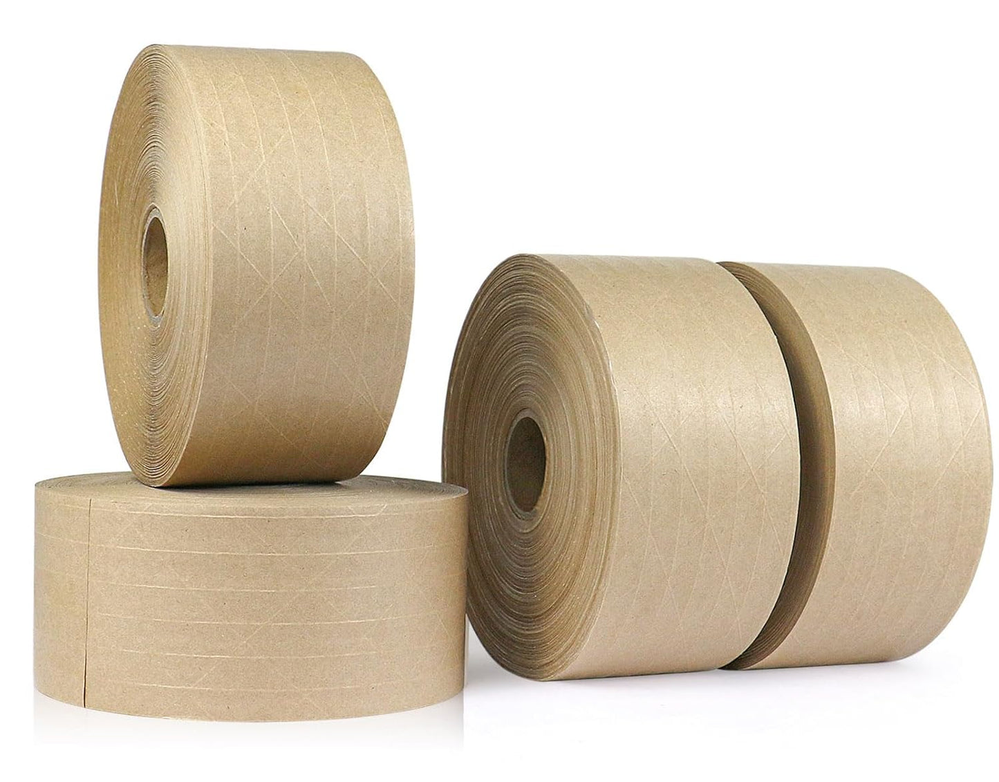 BOMEI PACK Reinforced Kraft Paper Packing Tape for Heavy Duty Use