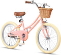 Petimini Girls Bike with Basket for Kids - Adjustable, Safe Ride