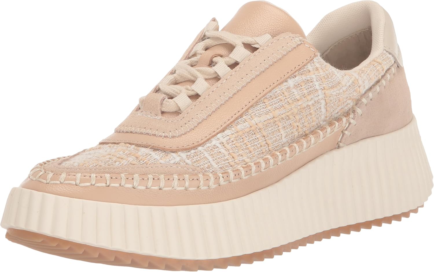 Dolce Vita Womens Dolen Sneakers with Woven Detail and Comfort