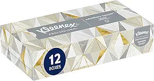 Kleenex Professional Facial Tissue for Business - 12 Boxes