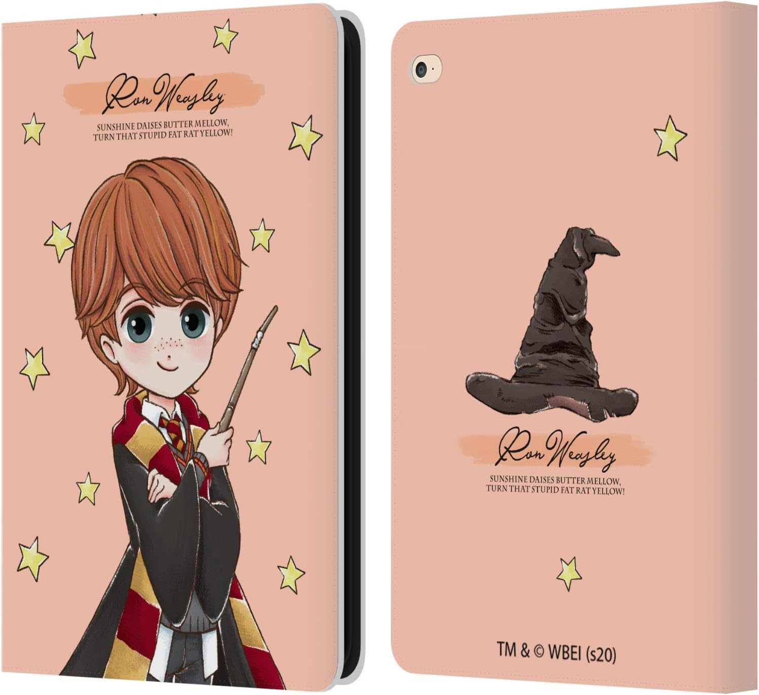 Harry Potter Ron Weasley Deathly Hallows Leather Wallet Case