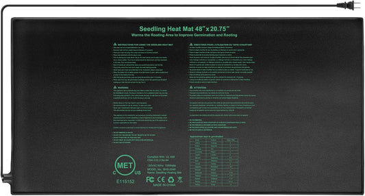 Seedling Heat Mat 48in x 20.75in for Germination and Brewing