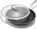 OXO Enhanced 12 in Frying Pan Skillet with Lid for Healthy Cooking