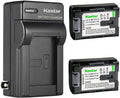 1650mAh Replacement Lithium-Ion Batteries & AC Charger - 2-Pack