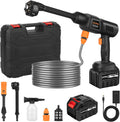 Portable Cordless Pressure Washer for Car and Home Cleaning