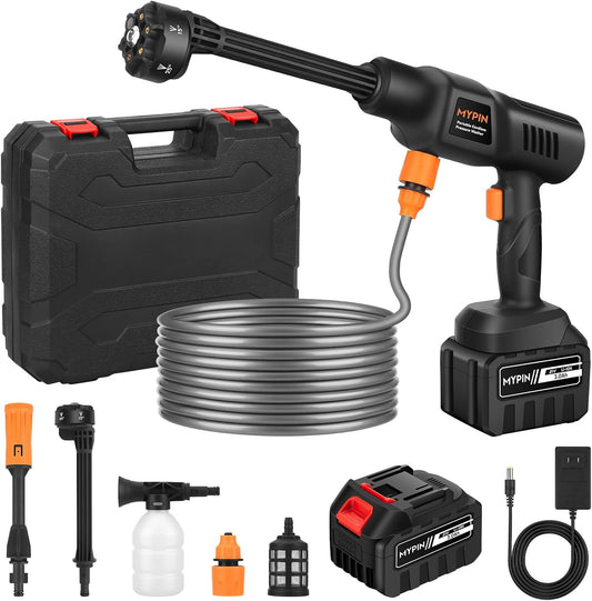Portable Cordless Pressure Washer for Car and Home Cleaning