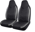 PIC AUTO High Back Front Car Seat Covers - Sports Carbon Fiber Mesh
