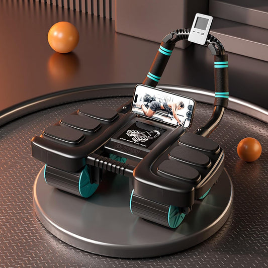 2025 New Ab Wheel Roller with Elbow Support for Core Workout