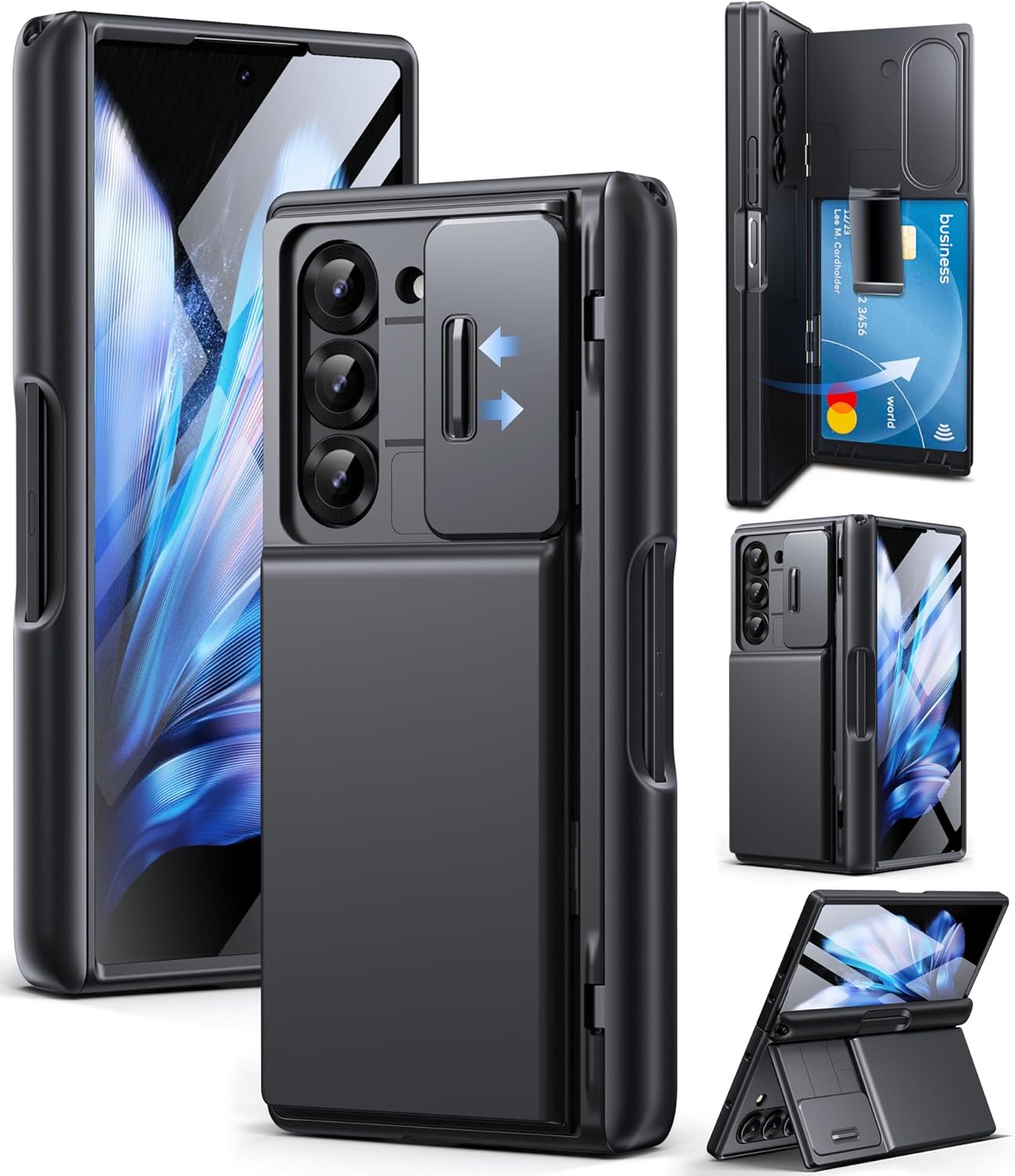 TONGATE Wallet Case for Samsung Galaxy Z Fold 6 with Stand