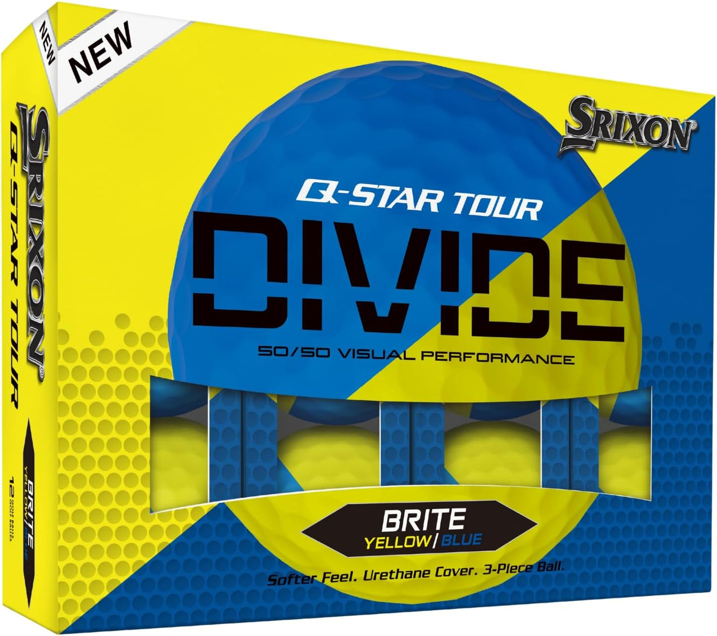 Srixon Q-Star Tour Divide Golf Balls for Enhanced Performance
