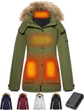 Graphene Heated Jacket for Women with Large Capacity Battery Pack