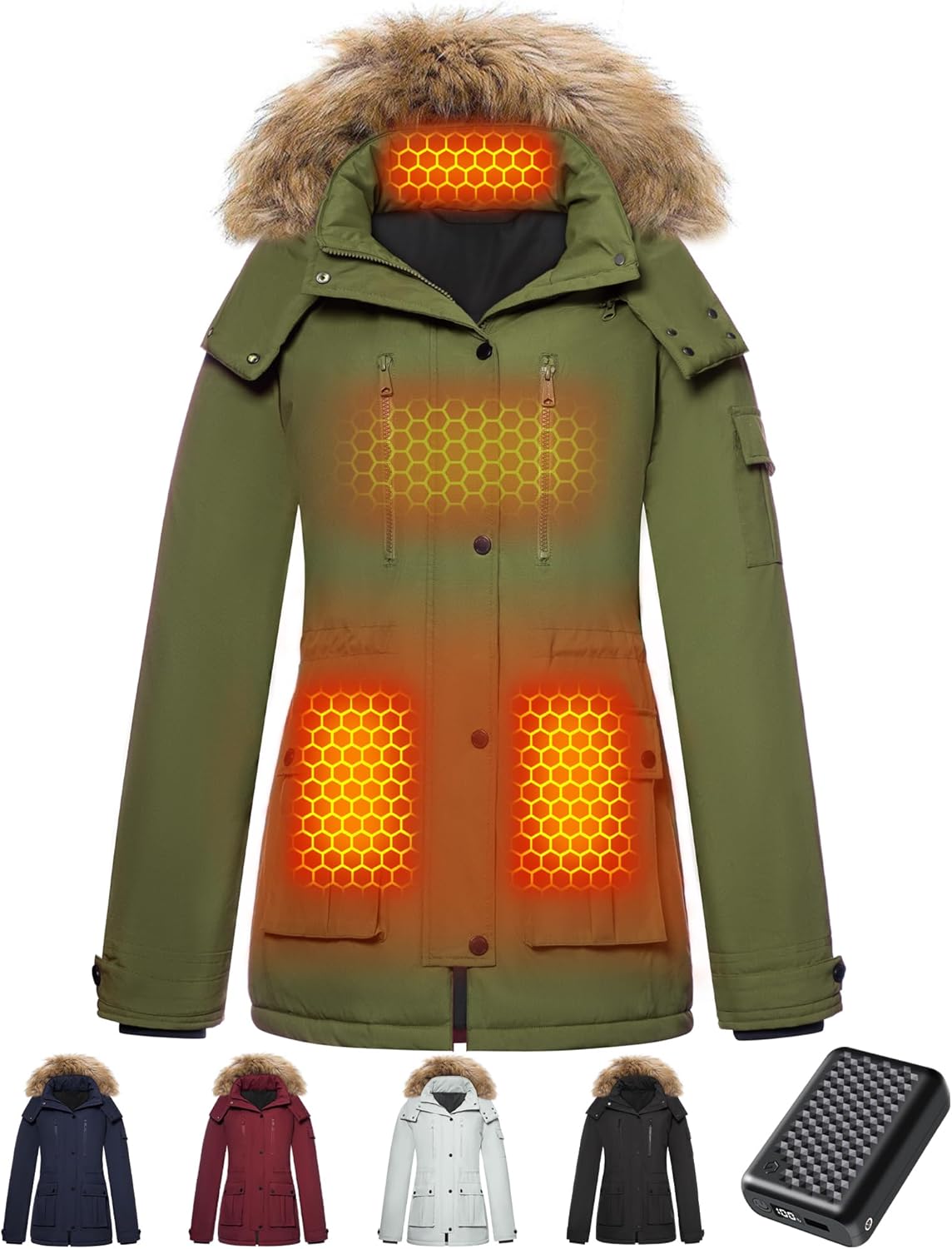 Waterproof Graphene Heated Jacket-Genovega