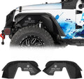 Hooke Road Aluminum Front Inner Fender Liners for Jeep Wrangler JK