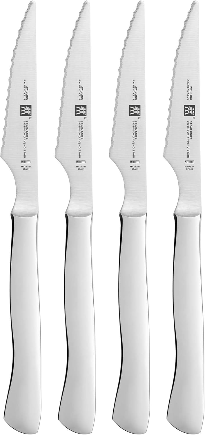 ZWILLING 4-pc Stainless Steel Serrated Steak Knife Set Review