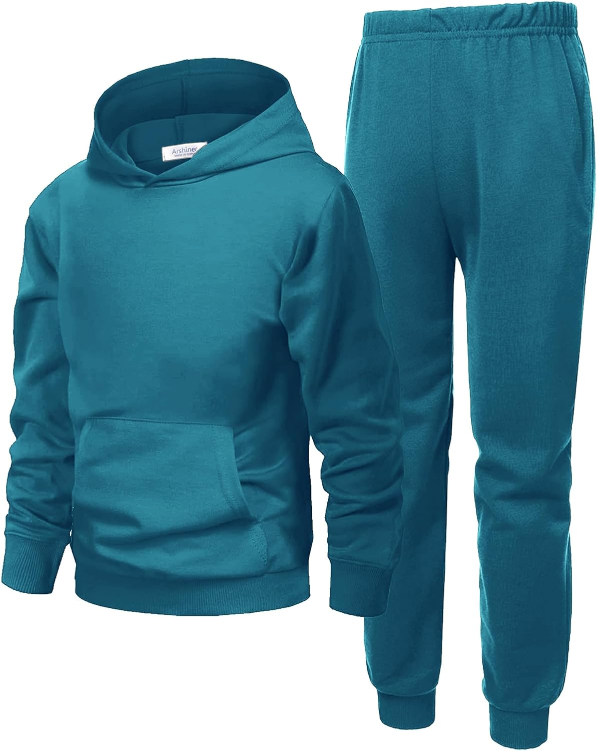 Arshiner 2 Piece Outfit Boys Pullover Hoodies Sweatshirt Set