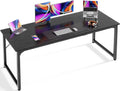 Huuger Modern Simple Office Desk 63 in - Spacious, Sturdy Workspace