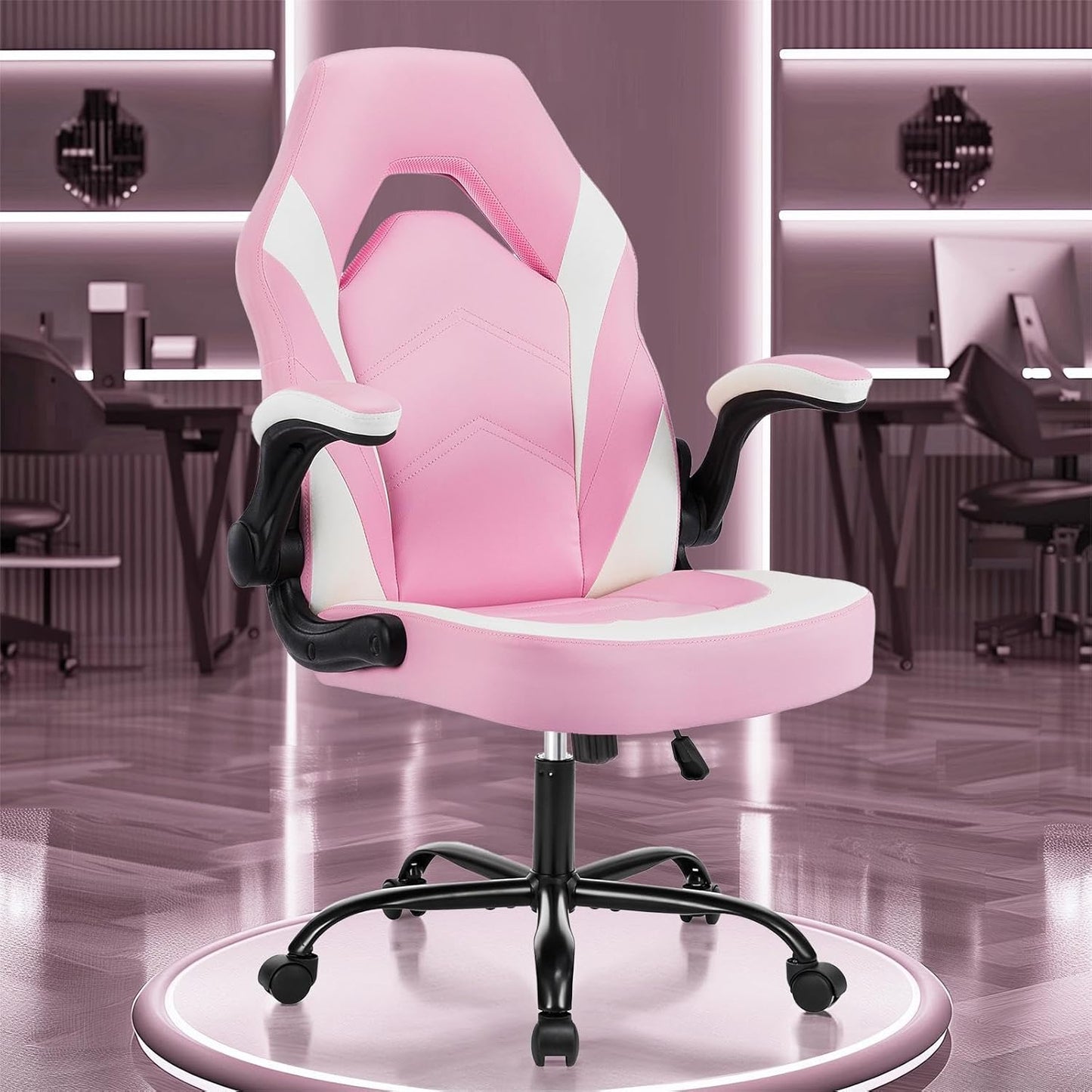 OLIXIS Big & Tall Gaming Chair - Ergo Lumbar Support