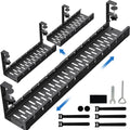 No Drilling Extendable Under Desk Cable Tray 31in - Clamp Mount Cable