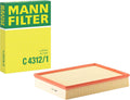 Mann Filter C 4312/1 Air Filter - Reliable OE Replacement