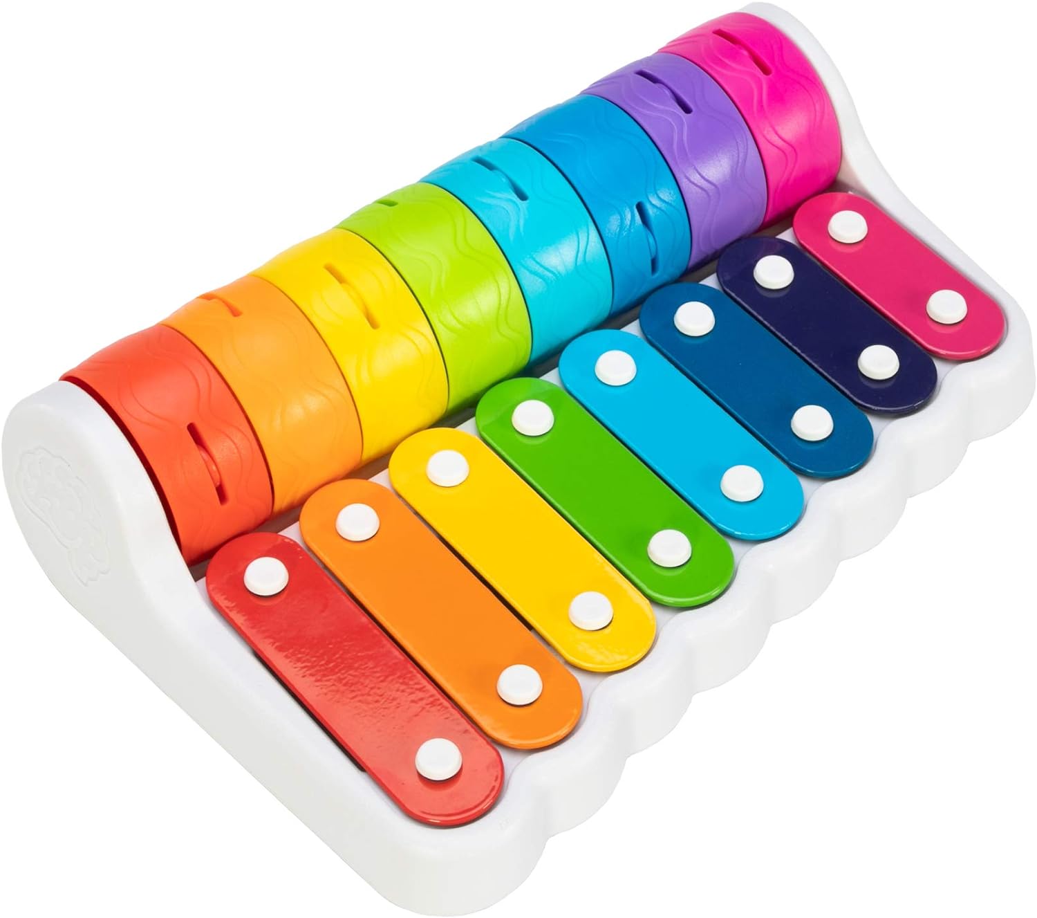 Fat Brain Toys Rock 'N Roller Piano - Musical Bells for Kids