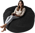 Bean Bag Chairs for Adults 4ft Plush Memory Foam Sofa - Cozy Lounger