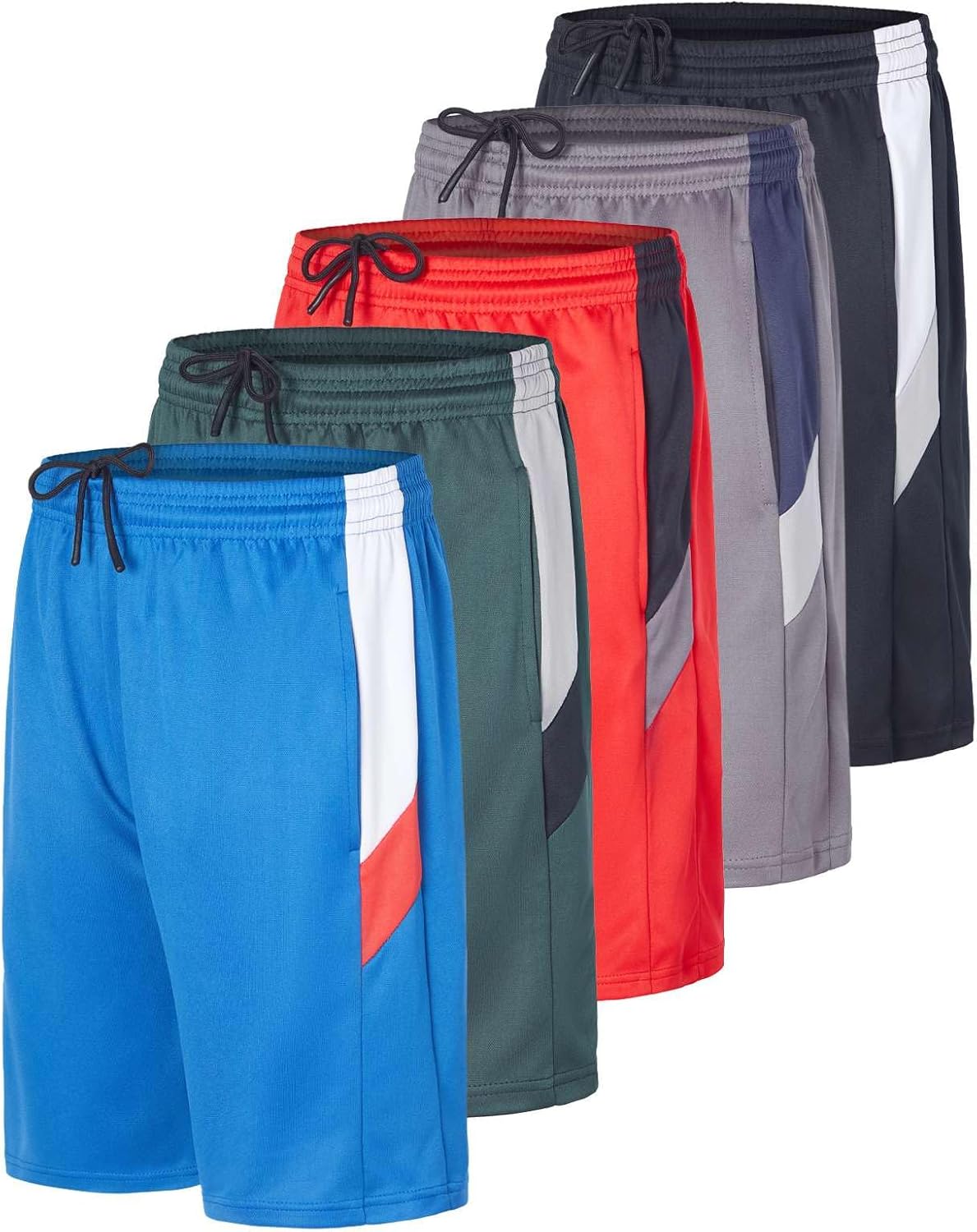 Boys' Athletic Basketball Shorts with Pockets for Active Play
