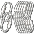 4.2in Chain Quick Links 12mm M12 1/2in Heavy Duty Carabiner - 2500 lb