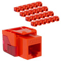 CAT6 Keystone Jack 25 Pack - PoE++ Rated, Easier Termination