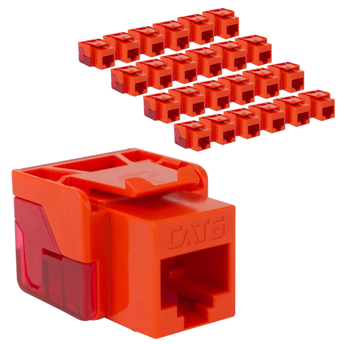 ICC CAT6 Keystone Jack for High-Power Devices - 25 Pack