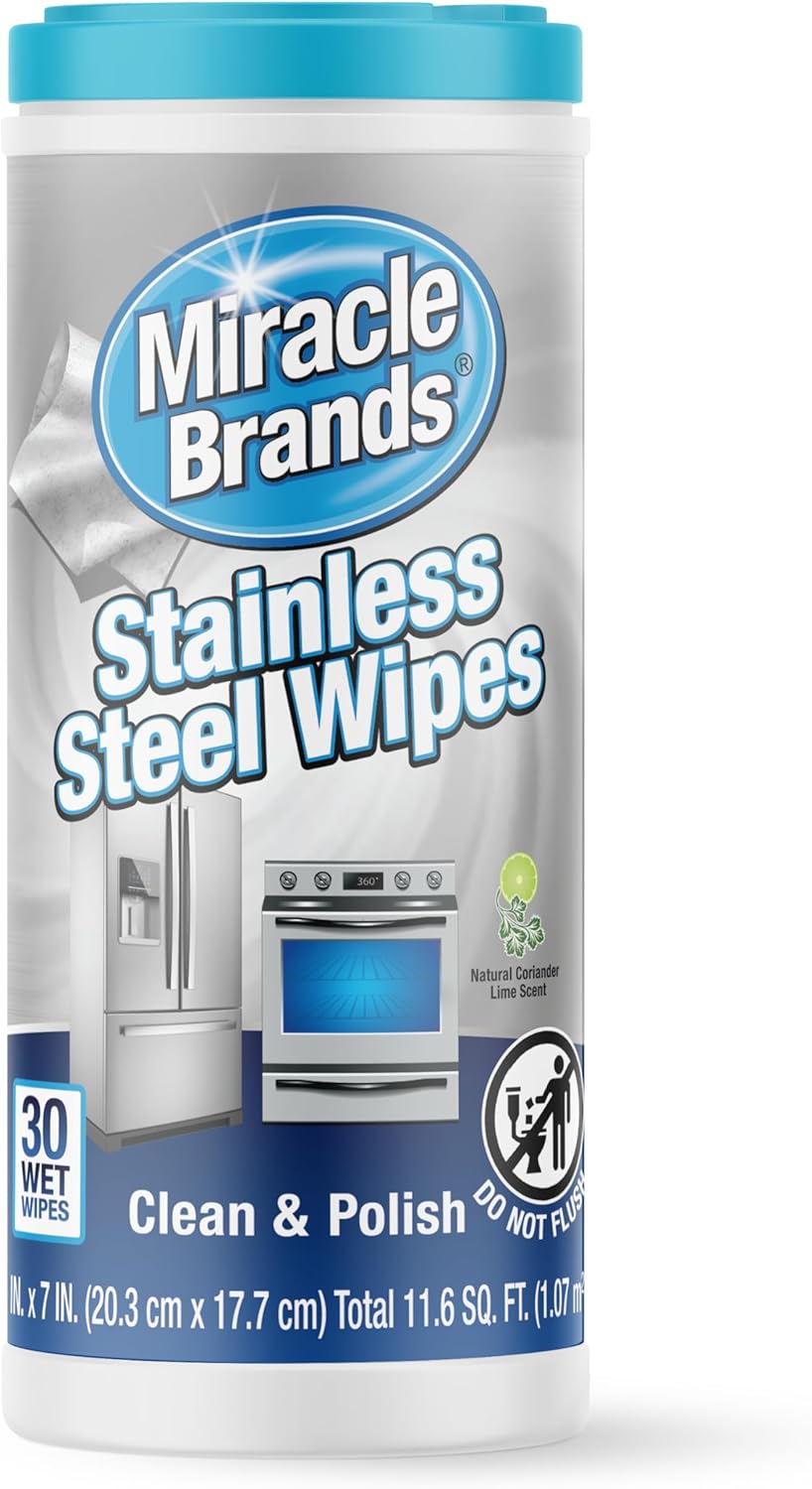 Stainless Steel MiracleWipes - Removes Fingerprints
