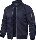 TACVASEN Men's Bomber Jackets Thermal Quilted Water Resistant