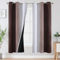 Estelar Textiler Ombre Blackout Curtains 42Wx72L - Full Room Darkening